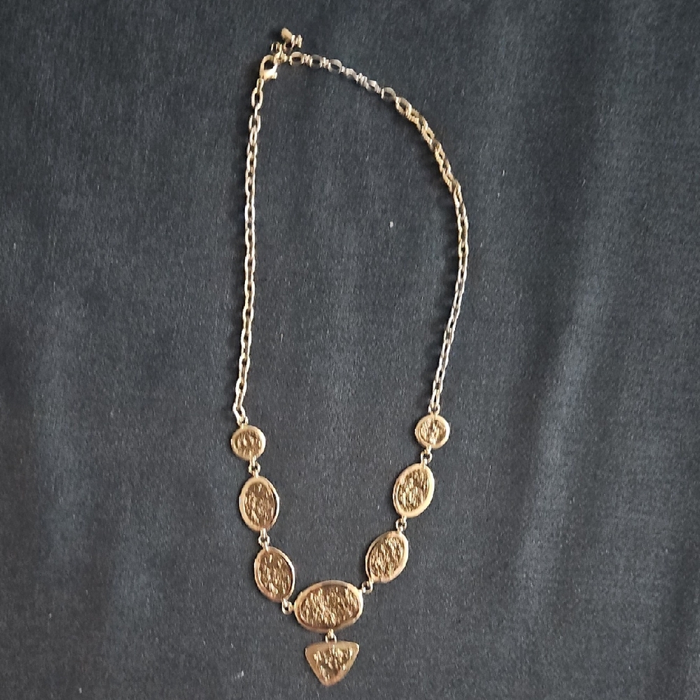 Gold Coin Pendant Necklace